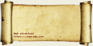 Isidor Tripić vizit kartica